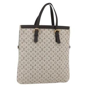 LOUIS VUITTON Monogram Mini Franoise Tote Bag 2way Khaki M92209 LV Auth ep11954